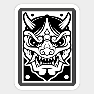 Japanese Devil Sticker